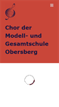 Mobile Screenshot of mso-schulchor.de